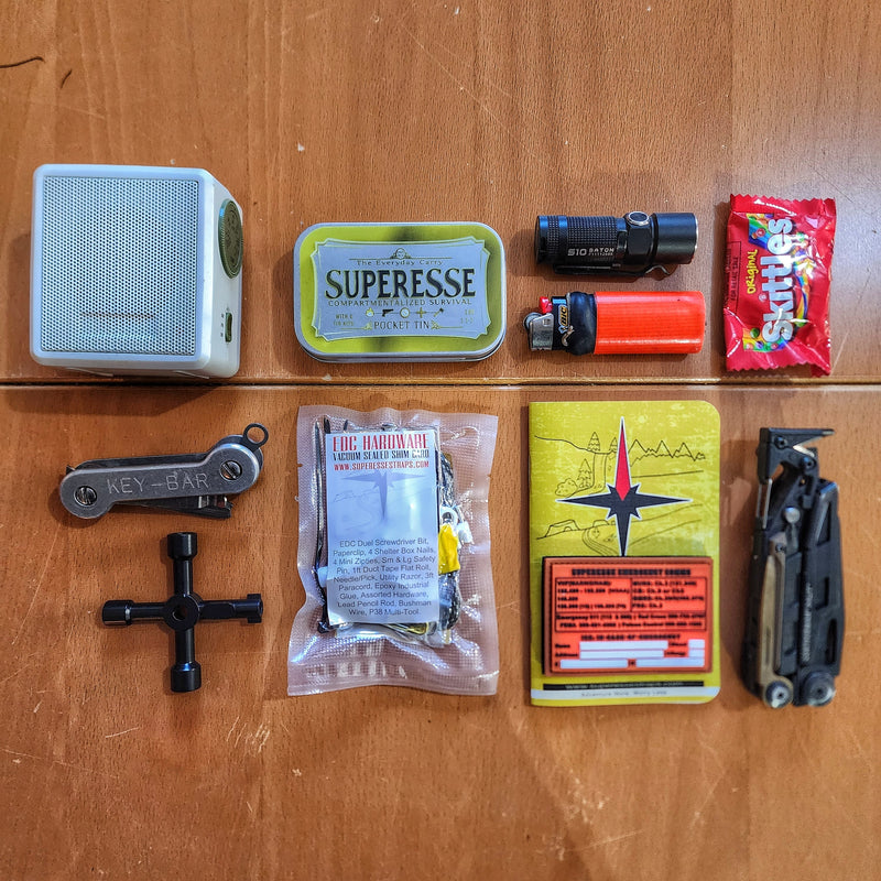 Load image into Gallery viewer, Superesse Field Memo Pad (Yellow) - Durable Pocket Notebook with Survival References
