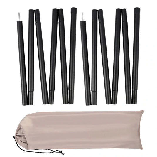 Aluminum Adjustable Telescoping Tarp Poles