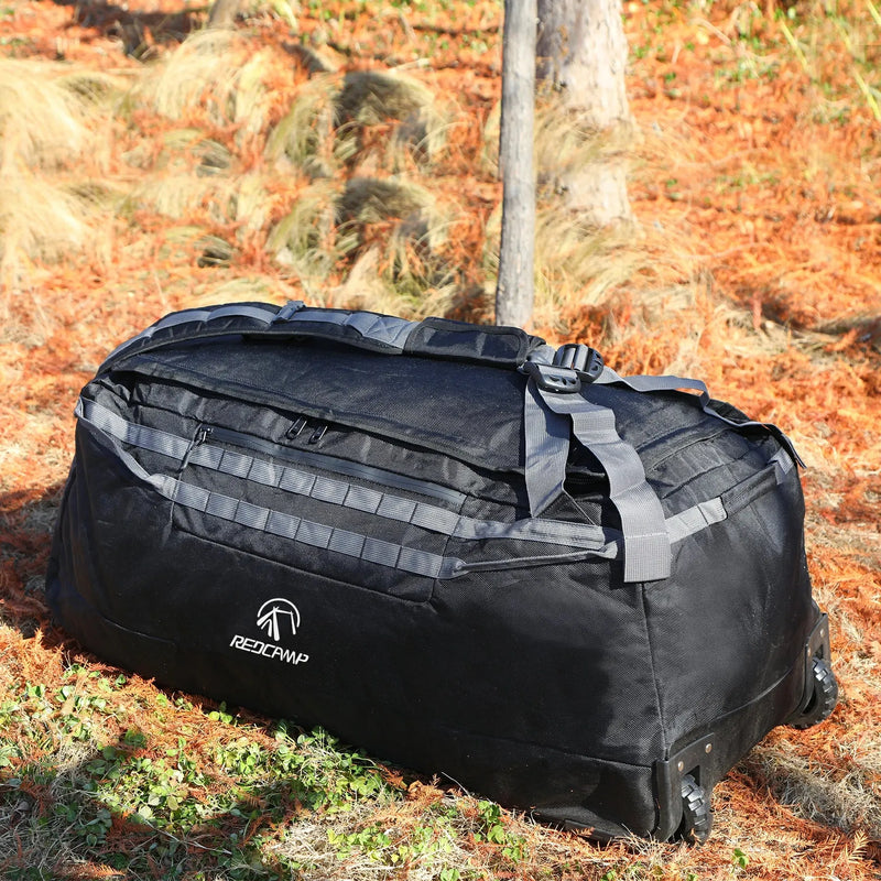 Load image into Gallery viewer, Large Duffle Bag with Wheels and Backpack Straps 100/120/140L
