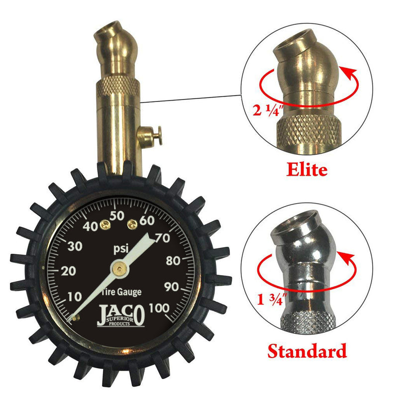 Load image into Gallery viewer, Elite® Tire Pressure Gauge - 100 PSI
