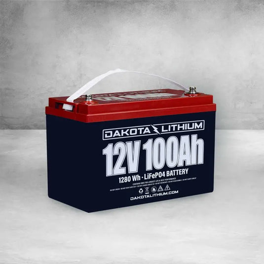 Dakota Lithium 12V 100AH Deep Cycle LIFEP04 Battery