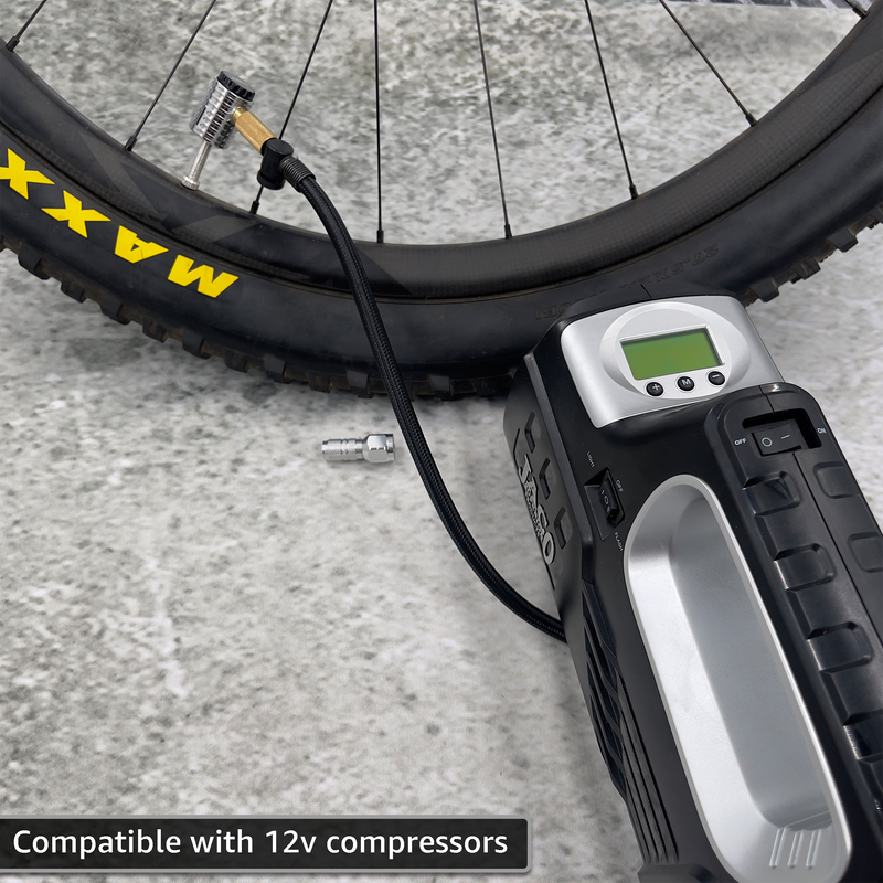 Load image into Gallery viewer, Lightning™ XP Locking Presta Air Chuck for Bike Tires - 1/4&quot; F-NPT (Presta Valves)
