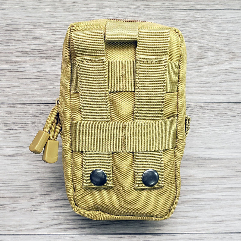 Load image into Gallery viewer, Nylon &quot;Possibles&quot; Bag - Pack and Store Small Items - Molle / PALS Attachment Straps for Belt or Pack Carry
