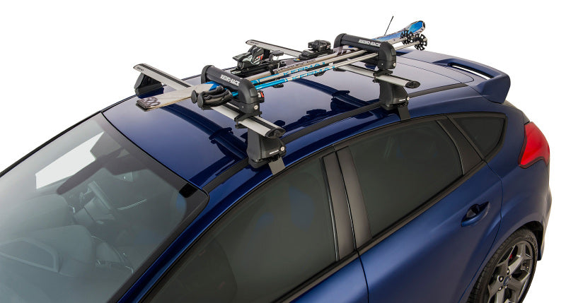 Load image into Gallery viewer, Rhino-Rack Universal Ski Carrier - Fits 2 Pairs of Skis - Black
