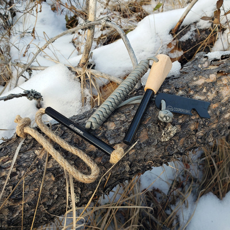Load image into Gallery viewer, FireStorm-Plus XL 1/2&quot; Ferro Rod &amp; Tinder Fire Starting Kit
