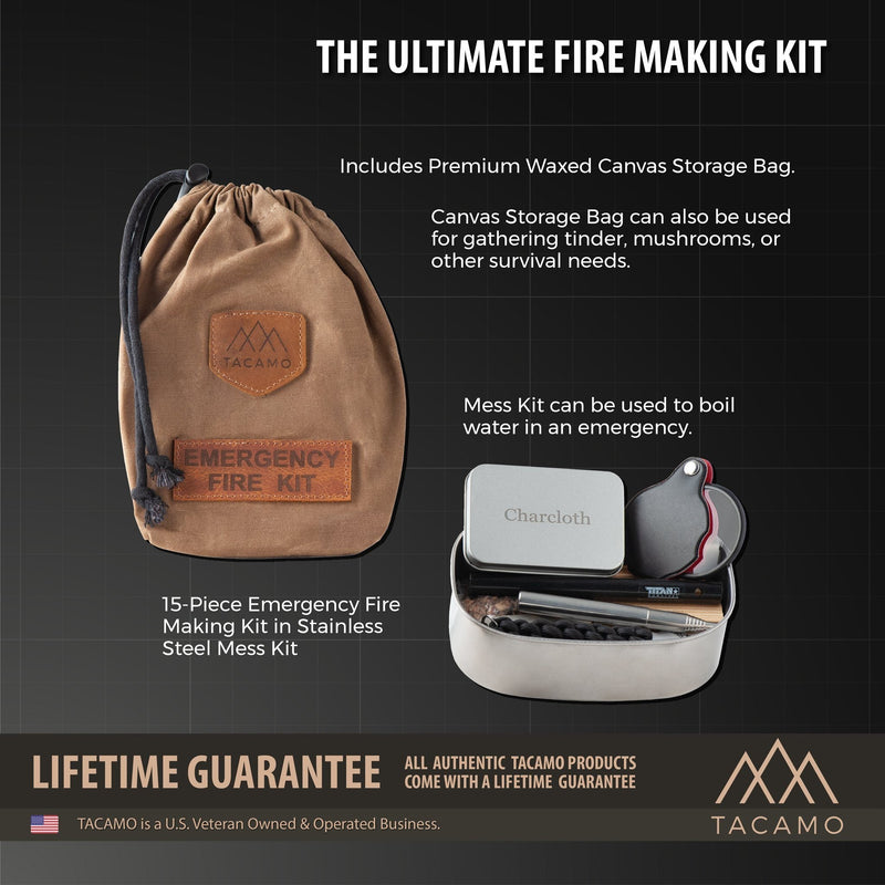 Load image into Gallery viewer, TACAMO 15-Piece Emergency Fire Kit
