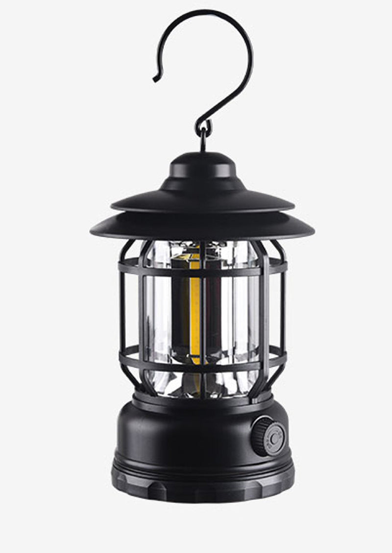 Load image into Gallery viewer, Portable Camping Lamp Rechargeable Retro Horselight Outdoor Multi-Functional Camping Tent Lamp Portable Lamp Stepless Dimming
