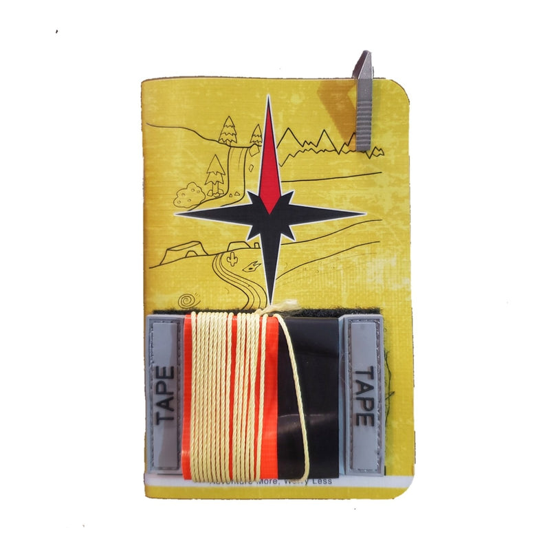 Load image into Gallery viewer, Superesse Field Memo Pad (Yellow) - Durable Pocket Notebook with Survival References

