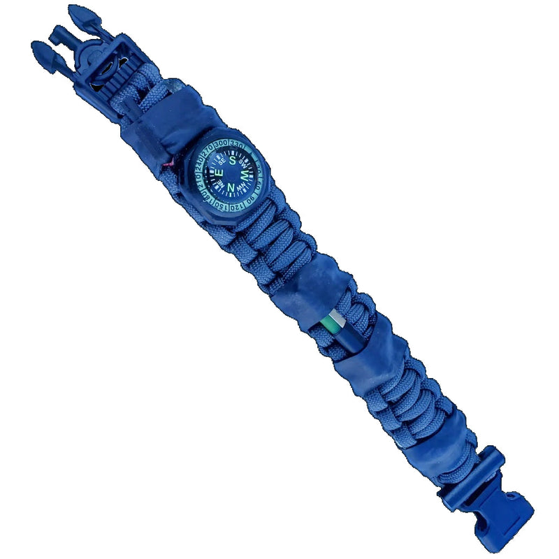 Load image into Gallery viewer, The Escape Evade Pathfinder: Military &amp; Tactical Strap w/ SERE kit, Compass, Kevlar Saw, Cuff Key.
