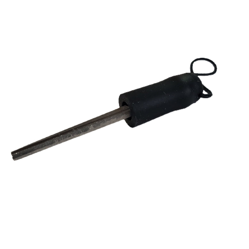 Load image into Gallery viewer, Shelter Nail - Titanium &amp; Steel Wrought Hammering Spike for Trail and Utility Tasks
