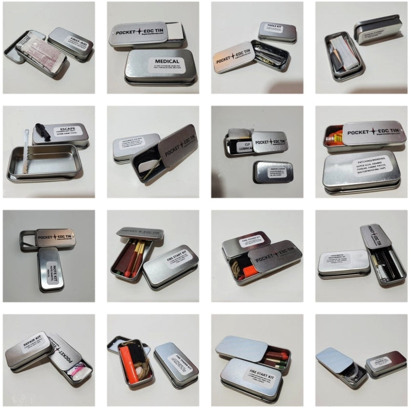 Load image into Gallery viewer, EDC Pocket Tin - Compartmentalized Survival Kits
