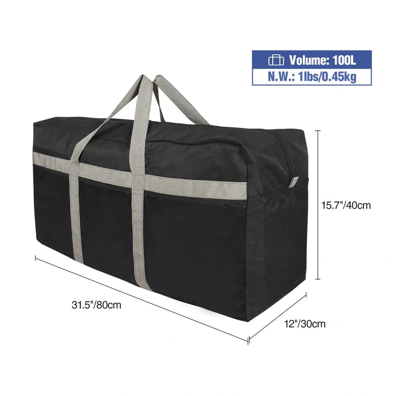 Load image into Gallery viewer, 60/75/96L/100L Large Foldable Travel Bag Lightweight Sports Bag
