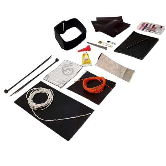 Field Repair Patch Kit - Fix broken items, stitch torn bags, parch tent rips, and seal holes.