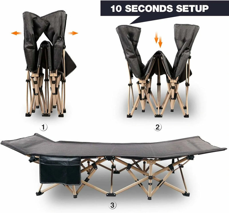 Load image into Gallery viewer, REDCAMP Oversized Camping cots for Adults 500lbs
