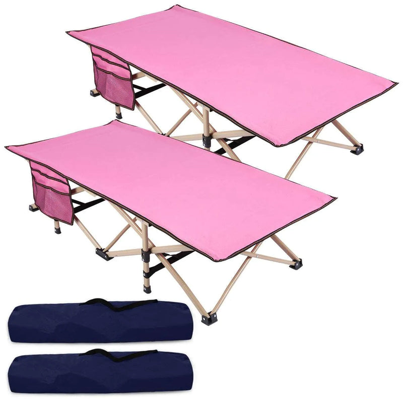 Load image into Gallery viewer, Folding Kids Cot for Sleeping,Blue Pink Navy
