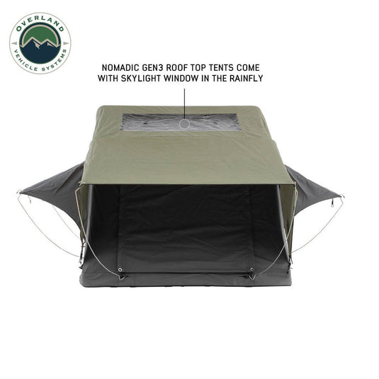 Overland Vehicle Systems N3E NOMADIC 3 Extended Rooftop Tent