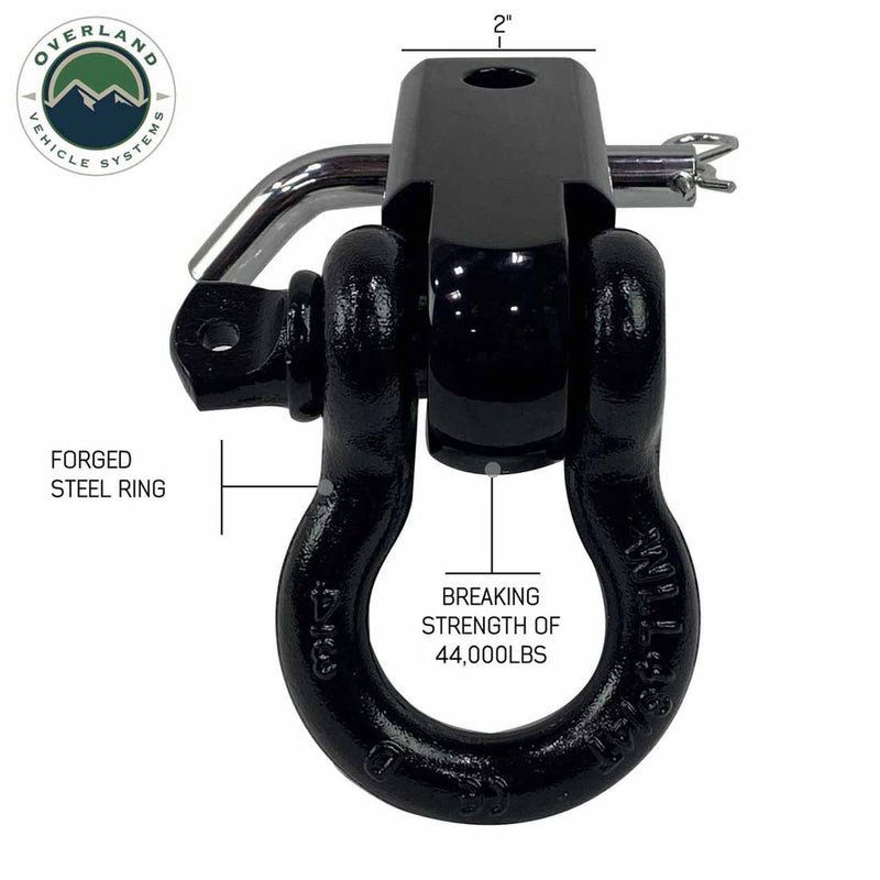 Load image into Gallery viewer, RECEIVER MOUNT RECOVERY SHACKLE 3/4
