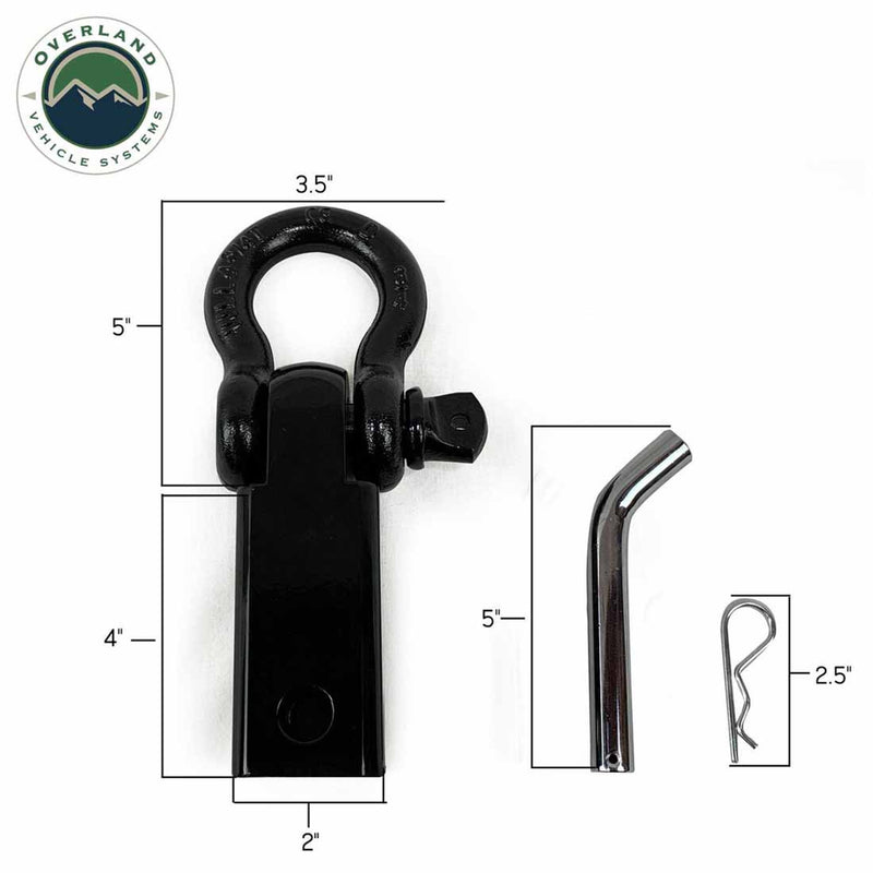 Load image into Gallery viewer, RECEIVER MOUNT RECOVERY SHACKLE 3/4
