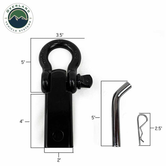 RECEIVER MOUNT RECOVERY SHACKLE 3/4