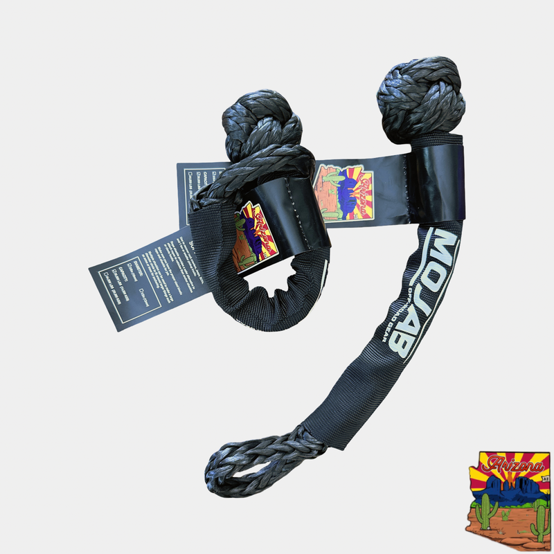 Load image into Gallery viewer, Soft Shackle 3/8&#39;&#39; x 14&#39;&#39; with sleeve and bag (Set of 2 Shackles) (Lifetime Warranty)
