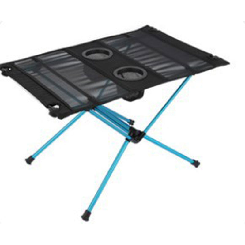 Load image into Gallery viewer, Ultra Light Folding Table Outdoor Camping Camping Car Portable Barbecue Picnic Cup Hole Mobile Phone Bag Small Table
