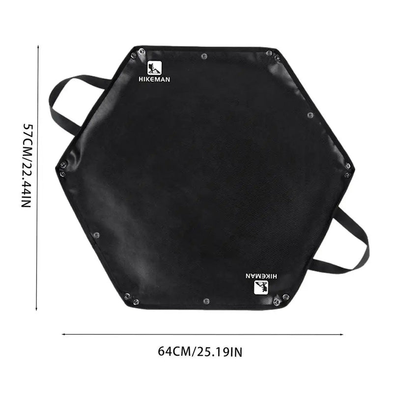 Load image into Gallery viewer, Camping Fireproof Mat Hexagonal Folding Heat Resistant Flame Retardant Insulation Pad Stove Anti Flame Padding Camping Supplies
