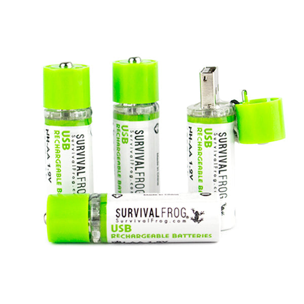 Load image into Gallery viewer, USB Rechargeable AA Batteries

