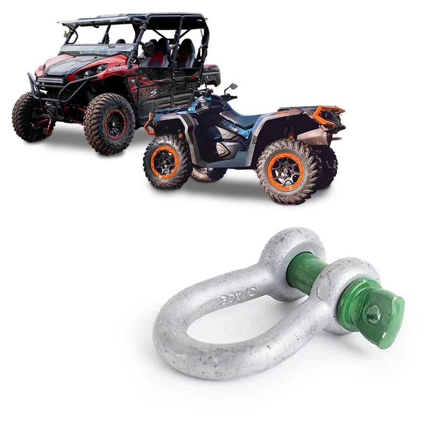 Yankum Ropes 1/2in Green Pin Shackle