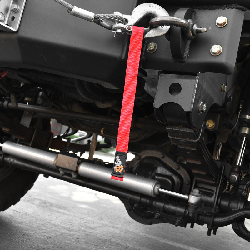 Load image into Gallery viewer, A6™ WINCH HOOK Pull Strap - 1 inch wide
