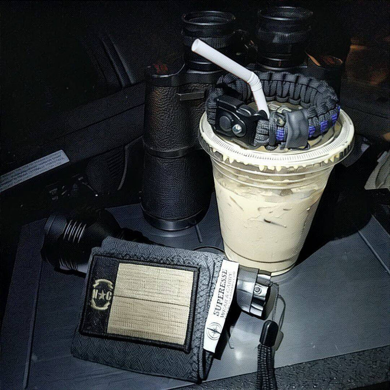 Load image into Gallery viewer, First Responder Strap - Police LEO backup duty gear w/ light, cuff key, seatbelt cutter, compass.
