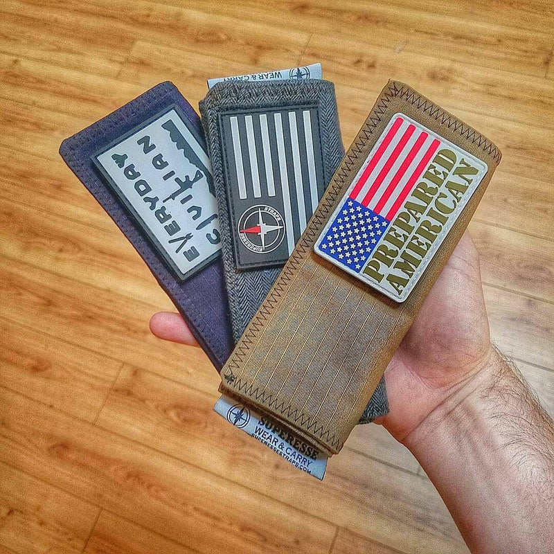 Load image into Gallery viewer, Tactical Tissue: Morale Patch compatible Ripstop stitched hank with covert storage pocket.

