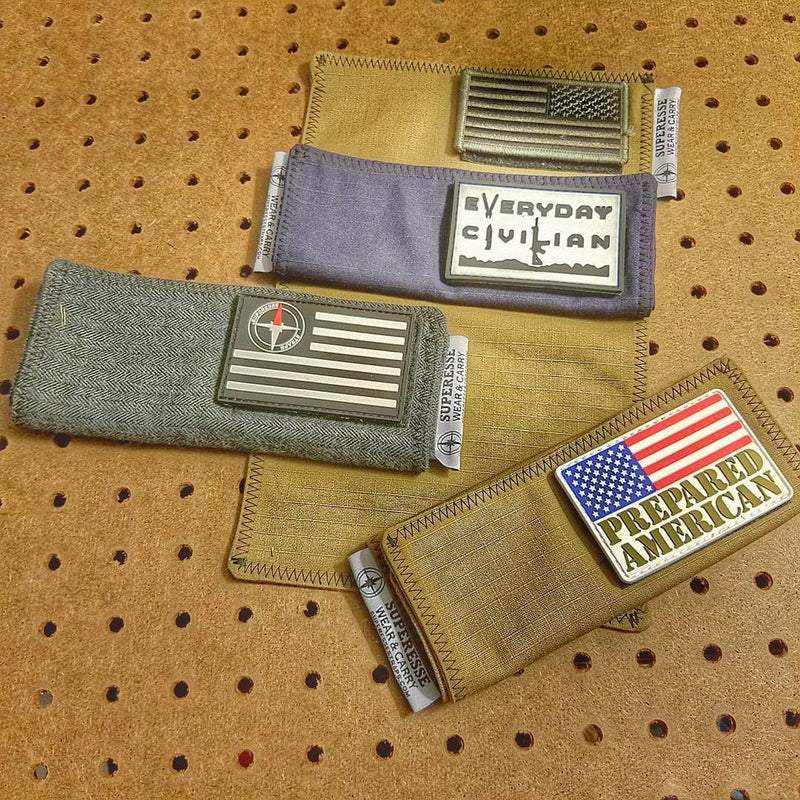 Load image into Gallery viewer, Tactical Tissue: Morale Patch compatible Ripstop stitched hank with covert storage pocket.
