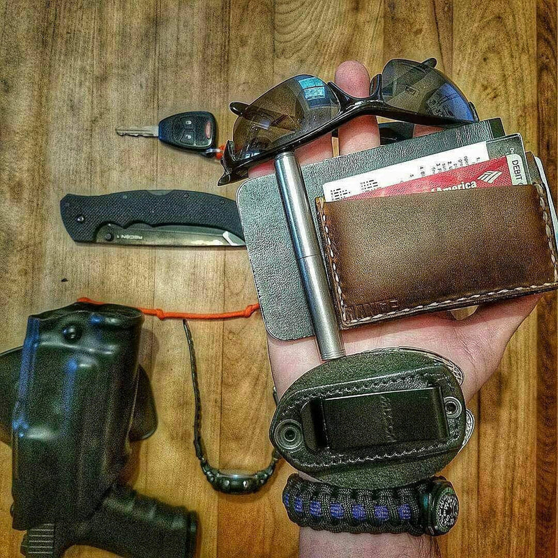 Load image into Gallery viewer, First Responder Strap - Police LEO backup duty gear w/ light, cuff key, seatbelt cutter, compass.
