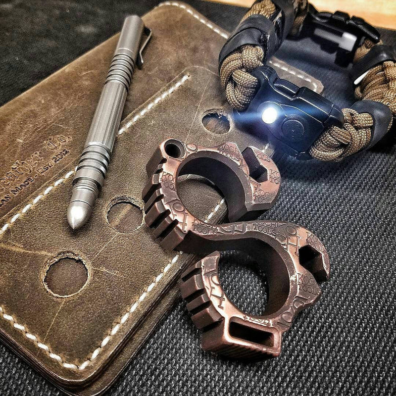 Load image into Gallery viewer, EDC Prepper - Paracord Bracelet Urban Tool Kit Equipped w/ LED Light, fire starter, blade, compass.
