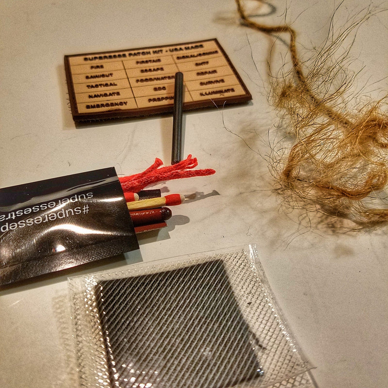 Load image into Gallery viewer, Fire Patch Kit: fire crafting supplies and tinder
