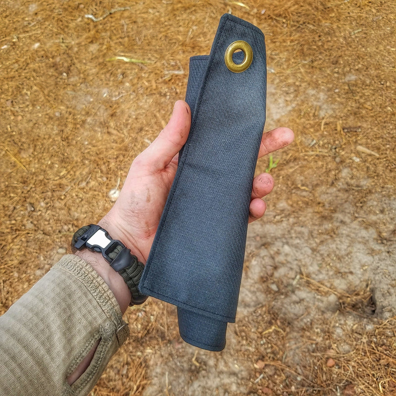 Load image into Gallery viewer, Camp Rag - Burn Proof Work Cloth built from Durable Kevlar Fabric w/ Lanyard Grommet.
