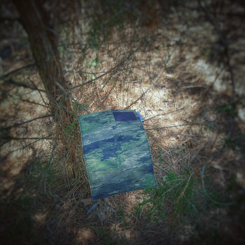 Load image into Gallery viewer, Tactical Tissue: Morale Patch compatible Ripstop stitched hank with covert storage pocket.
