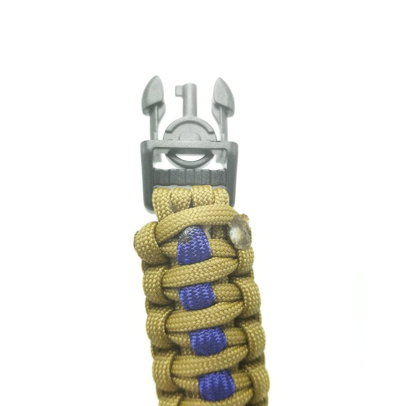 Load image into Gallery viewer, First Responder Strap - Police LEO backup duty gear w/ light, cuff key, seatbelt cutter, compass.
