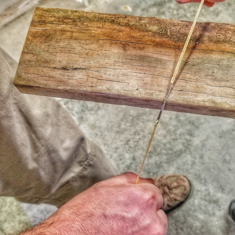 Load image into Gallery viewer, Saw Shim Tool - Custom built flexible steel escape shim with saw tooth edge (2 pack).

