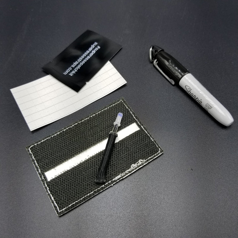 Load image into Gallery viewer, Note Patch Kit: Writable PVC surface for field notetaking with illuminated memo graph.

