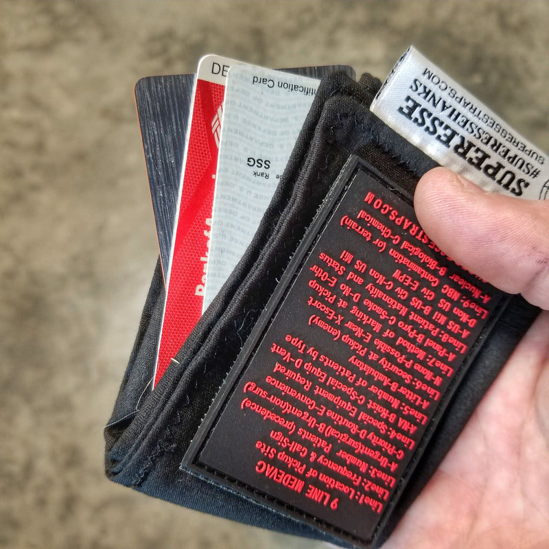 Load image into Gallery viewer, Tactical Tissue: Morale Patch compatible Ripstop stitched hank with covert storage pocket.

