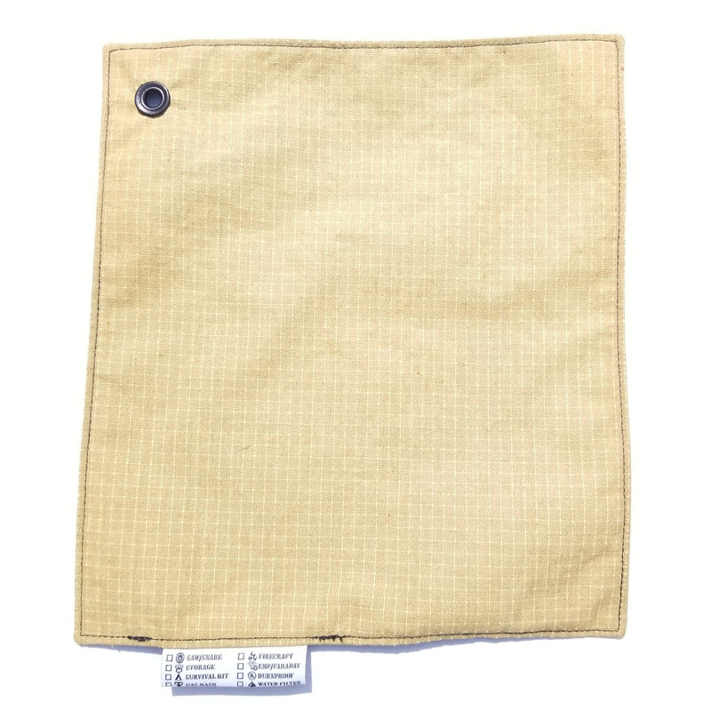 Load image into Gallery viewer, Camp Rag - Burn Proof Work Cloth built from Durable Kevlar Fabric w/ Lanyard Grommet.
