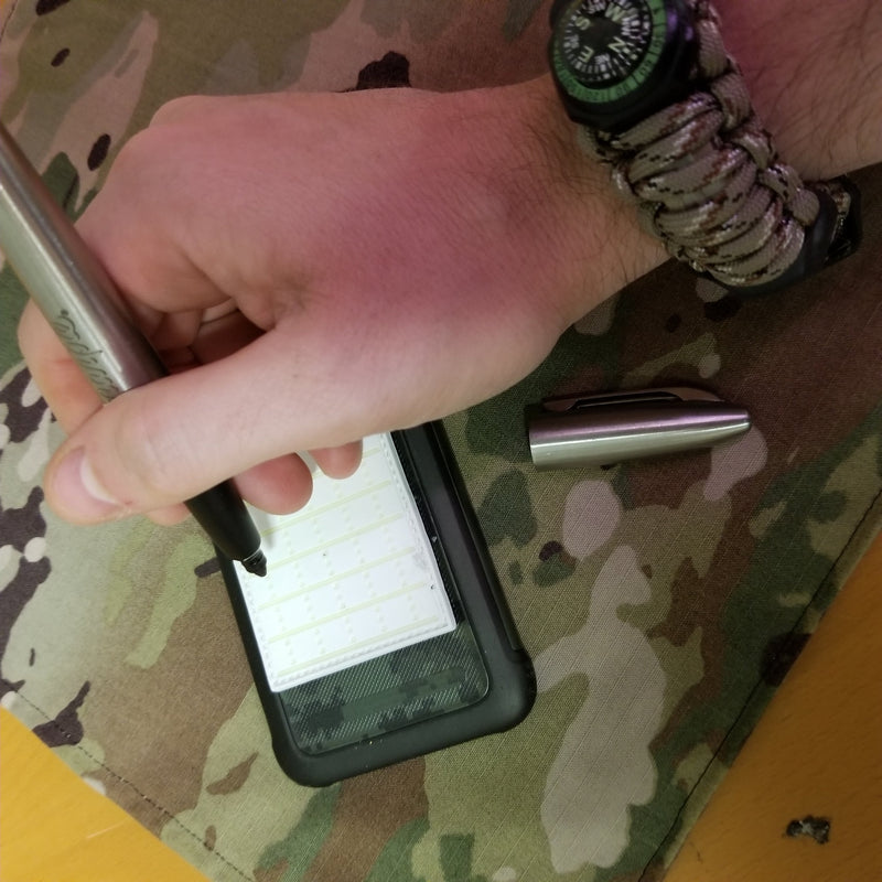 Load image into Gallery viewer, Note Patch Kit: Writable PVC surface for field notetaking with illuminated memo graph.
