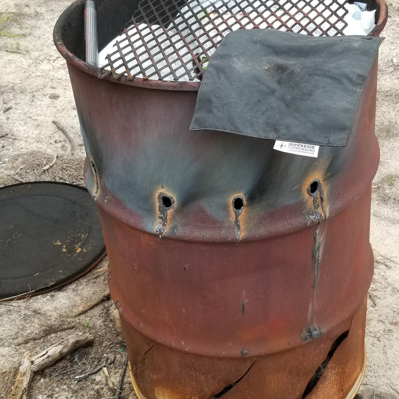 Load image into Gallery viewer, Camp Rag - Burn Proof Work Cloth built from Durable Kevlar Fabric w/ Lanyard Grommet.
