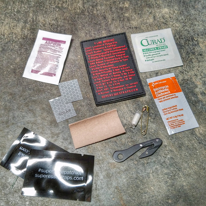 Load image into Gallery viewer, Rescue Patch Kit: emergency tools and last resort first-aid
