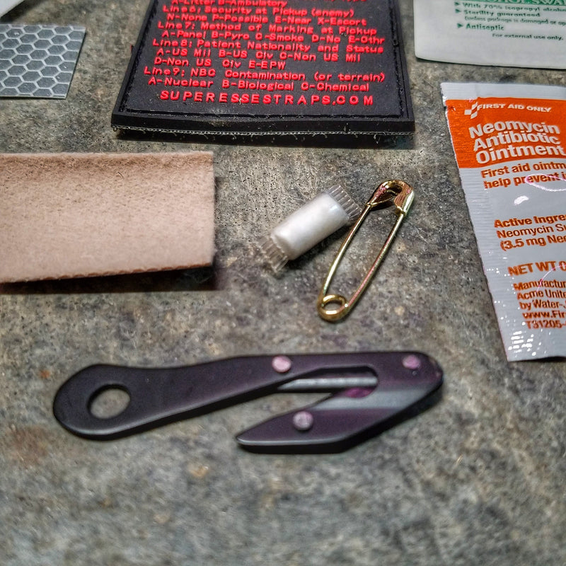 Load image into Gallery viewer, Rescue Patch Kit: emergency tools and last resort first-aid
