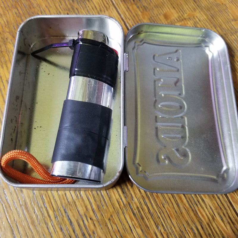 Load image into Gallery viewer, Survival Kit Lighter - Fire Starter outfitted with supplies.
