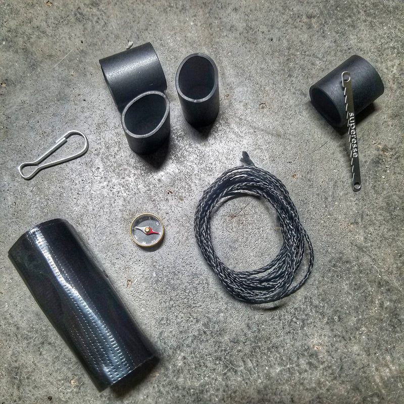 Load image into Gallery viewer, Survival Kit Lighter - Fire Starter outfitted with supplies.
