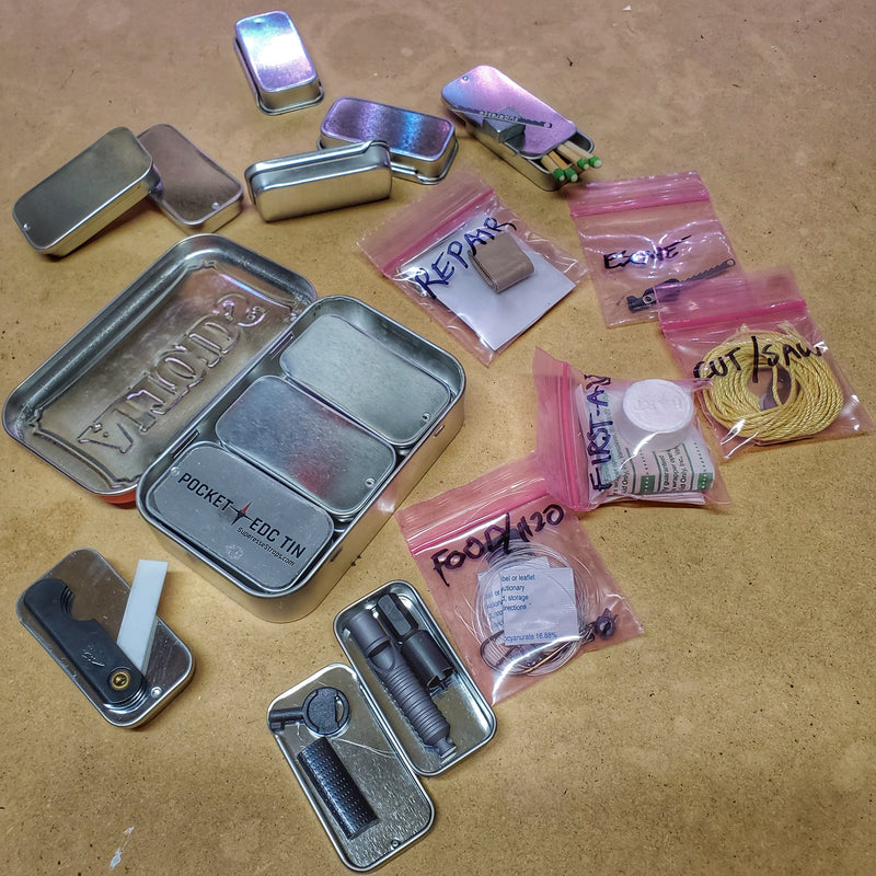 Load image into Gallery viewer, EDC Pocket Tin - Compartmentalized Survival Kits
