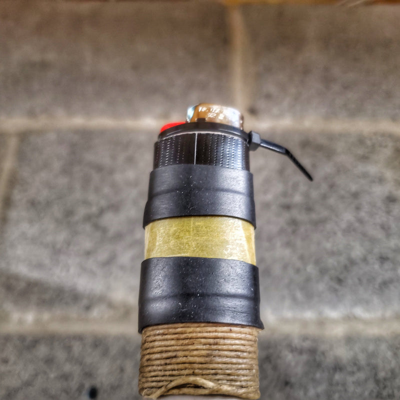 Load image into Gallery viewer, Survival Kit Lighter - Fire Starter outfitted with supplies.
